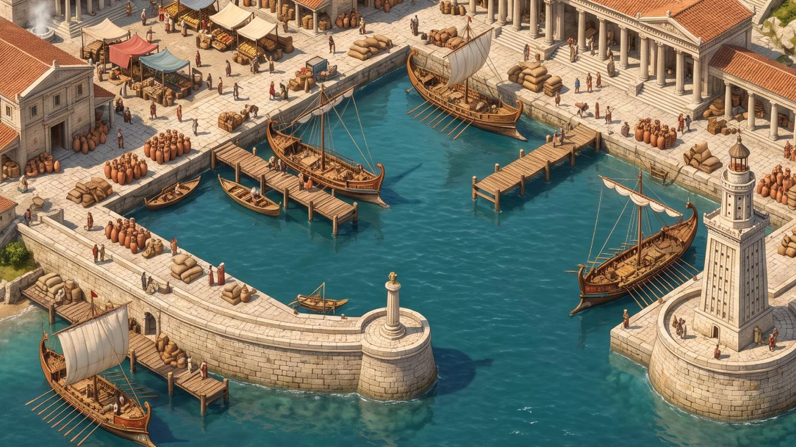 Roman Empire Tycoon · In-game view 1
