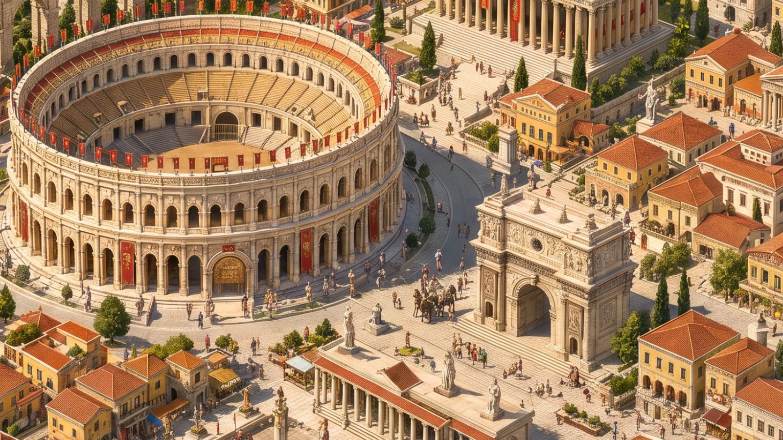 Roman Empire Tycoon · In-game view 2