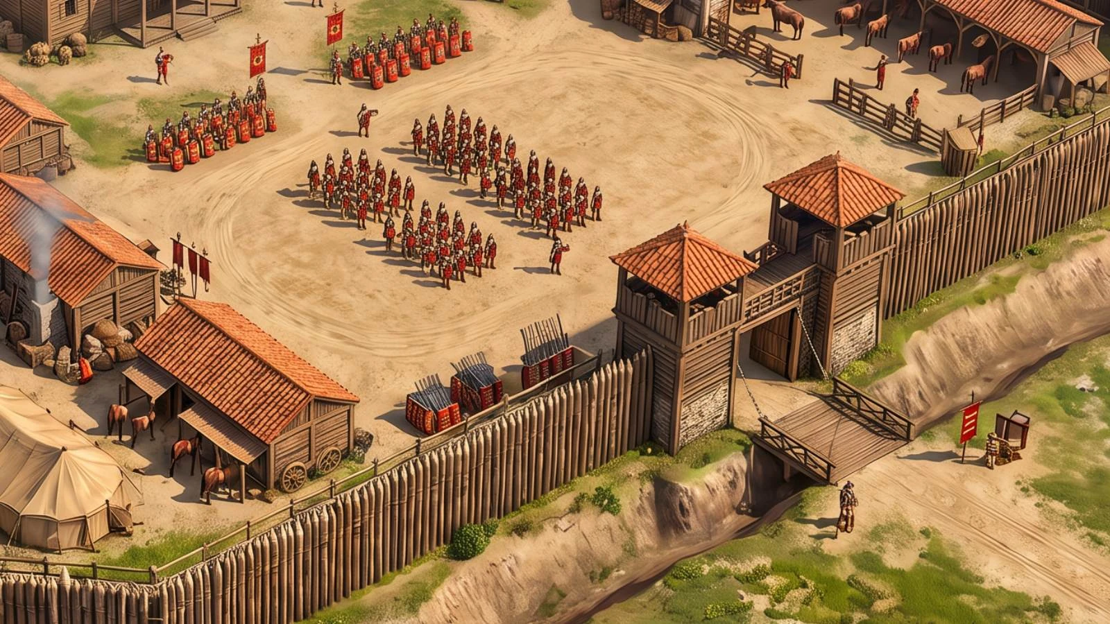 Roman Empire Tycoon · In-game view 3